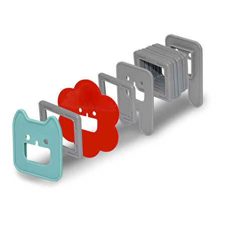 Öğretici Oyuncak Manyetik Aslan Blok Seti 13 Parça Kız Erkek Çocuk Eğitici