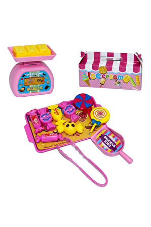 Kız Çocuk Oyuncak Erkek Çocuk Oyuncak Mini Tartılı Market Seti Eğitici Oyuncaklar