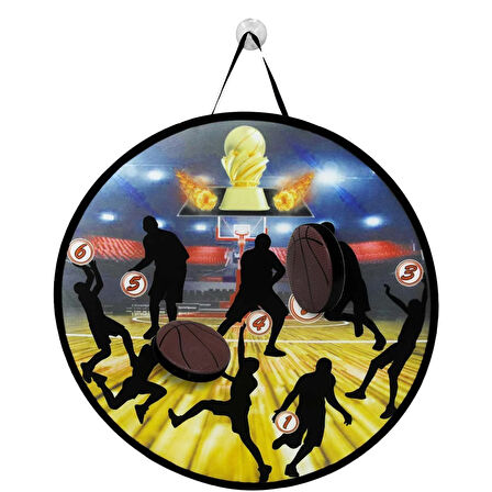 Eğitici Oyuncak Fırlat Yapıştır Basketbol Seti Kız Erkek Çocuk Eğitici