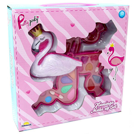 Öğretici Oyuncak Sunman Flamingo Makyaj Seti Kız Erkek Çocuk Eğitici