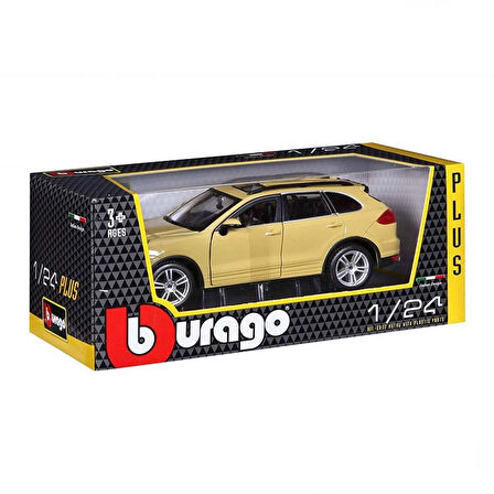 Eğlenceli Oyuncak Bburago 1:24 Porsche Cayenne Turbo Plus Sarı Model Araba Kız Erkek Çocuk Eğitici