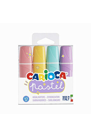 Kız Çocuk Oyuncak Erkek Çocuk Oyuncak Carioca Pastel Marker 4'lü Eğitici Oyuncaklar