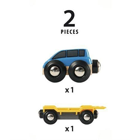 Eğitici Oyuncak Brio Araç Nakliye Vagonu Kız Erkek Çocuk Eğitici