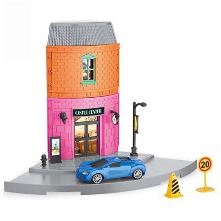 Kız Erkek Çocuk Oyuncak Şehrin Blokları Yapboz Müze Seti - 768-5BR Kız Erkek Çocuk Eğitici Eğitici Oyunc