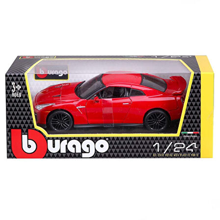 Eğitici Oyuncak Bburago 1:24 Nissan GT-R 2017 Model Araba Kız Erkek Çocuk Eğitici Eğitici Oyunca