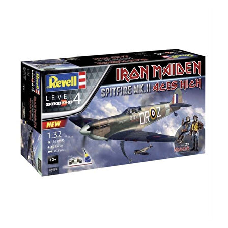 Eğitici Oyuncak Revell Spitfire MK.II Iron Maiden Model Seti 05688 Kız Erkek Çocuk Eğitici Eğiti