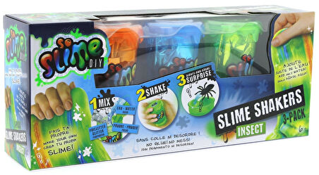 Öğretici Oyuncak Slime Shaker İnsect Üçlü Paket Kız Erkek Çocuk Eğitici