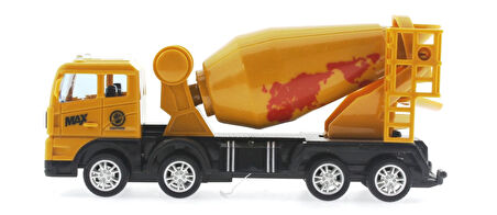 Eğitici Oyuncak Sürtmeli İş Makinası Mikser Kız Erkek Çocuk Eğitici