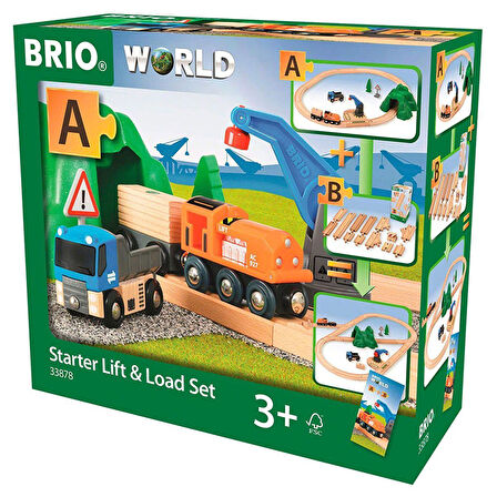 Eğlenceli Oyuncak Brio Kaldır ve Yükle Başlangıç Seti Kız Erkek Çocuk Eğitici