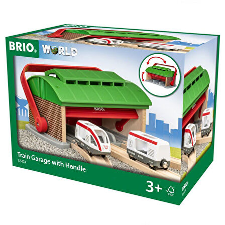 Eğitici Oyuncak Brio Taşınır Tren Garajı Kız Erkek Çocuk Eğitici