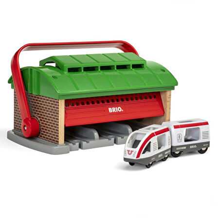 Eğitici Oyuncak Brio Taşınır Tren Garajı Kız Erkek Çocuk Eğitici
