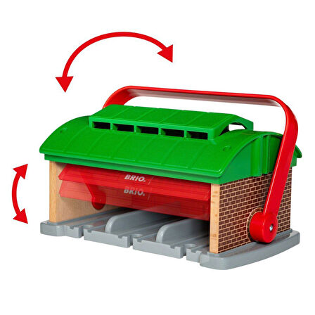 Eğitici Oyuncak Brio Taşınır Tren Garajı Kız Erkek Çocuk Eğitici
