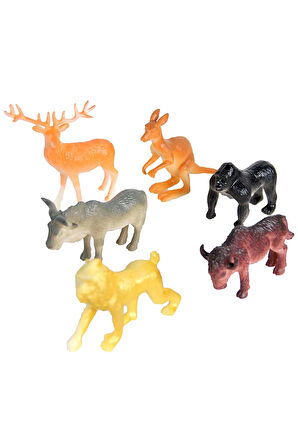 Kız Çocuk Oyuncak Erkek Çocuk Oyuncak PVS Küçük Vahşi Hayvan Figürleri 888A-10 Eğitici Oyuncaklar