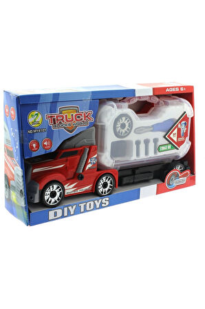Kız Çocuk Oyuncak Erkek Çocuk Oyuncak Sesli Işıklı Çantalı Sök Tak Kamyon Eğitici Oyuncaklar