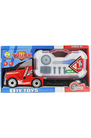Kız Çocuk Oyuncak Erkek Çocuk Oyuncak Sesli Işıklı Çantalı Sök Tak Kamyon Eğitici Oyuncaklar