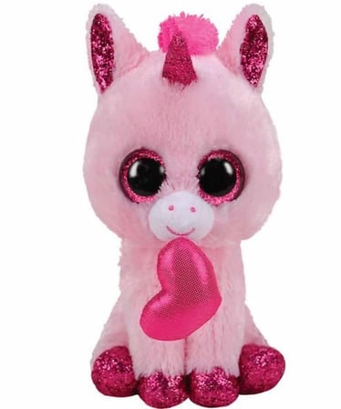 Öğretici Oyuncak Ty Beanie Boos Kalpli Unicorn Darling 22cm Kız Erkek Çocuk Eğitici Eğitici Oyunc