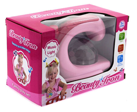 Kız Erkek Çocuk Oyuncak Sesli ve Işıklı Mini Ütü ***OYUNCAKTIR*** Kız Erkek Çocuk Eğitici Eğitici Oyunca