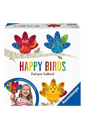 Kız Çocuk Oyuncak Erkek Çocuk Oyuncak Ravensburger Happy Birds Eğitici Oyuncaklar
