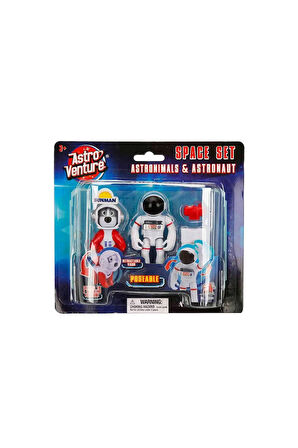 Kız Çocuk Oyuncak Erkek Çocuk Oyuncak Astro Venture Astronimals & Astronaut Uzay Seti Eğitici Oyunca