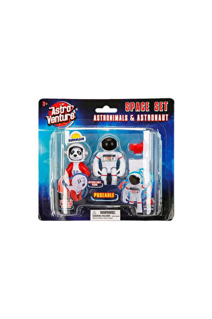 Kız Çocuk Oyuncak Erkek Çocuk Oyuncak Astro Venture Astronimals & Astronaut Uzay Seti Eğitici Oyunca