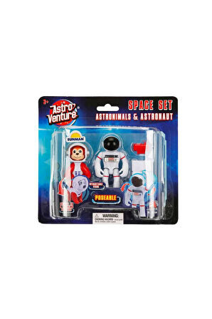 Kız Çocuk Oyuncak Erkek Çocuk Oyuncak Astro Venture Astronimals & Astronaut Uzay Seti Eğitici Oyunca