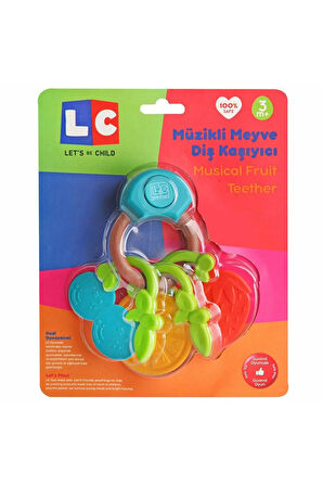 Kız Çocuk Oyuncak Erkek Çocuk Oyuncak Müzikli Meyve Dişlik Çıngırak - LC-30928 Eğitici Oyuncaklar