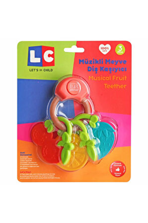 Kız Çocuk Oyuncak Erkek Çocuk Oyuncak Müzikli Meyve Dişlik Çıngırak - LC-30928 Eğitici Oyuncaklar