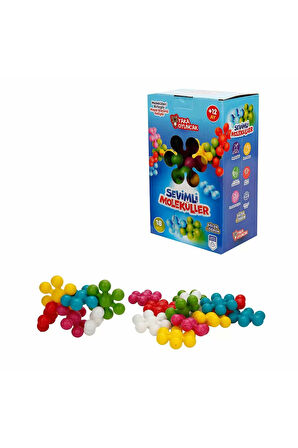 Kız Çocuk Oyuncak Erkek Çocuk Oyuncak Sevimli Moleküller 18 Parça Eğitici Oyuncaklar