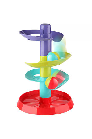 Kız Çocuk Oyuncak Erkek Çocuk Oyuncak LC Renkli Top Yuvarlama Kulesi Eğitici Oyuncaklar
