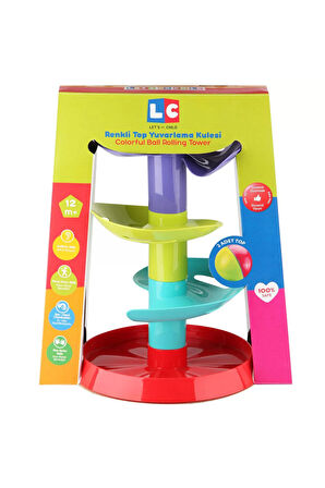 Kız Çocuk Oyuncak Erkek Çocuk Oyuncak LC Renkli Top Yuvarlama Kulesi Eğitici Oyuncaklar