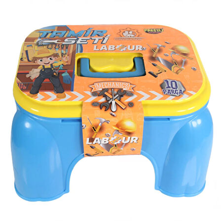 Eğitici Oyuncak Tamir Setli Sandalye Kız Erkek Çocuk Eğitici