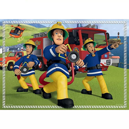 Eğlenceli Oyuncak KS Fireman Sam 100 Parça Puzzle Kız Erkek Çocuk Eğitici