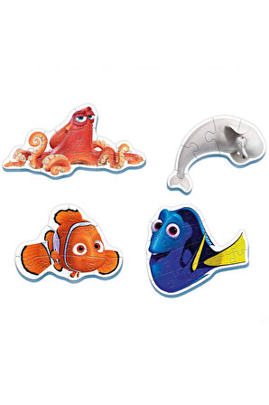 Kız Çocuk Oyuncak KS Finding Dory My First 4 in 1 Puzzle Erkek Çocuk Oyuncak Eğitici Oyuncaklar