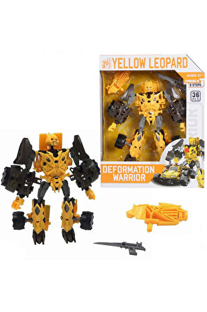 Kız Çocuk Oyuncak Erkek Çocuk Oyuncak Deformation Warrior Robota Dönüşen Araba - 5898-B6 Eğitici Oyu