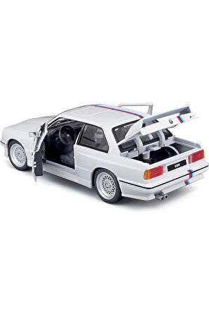 Kız Çocuk Oyuncak Erkek Çocuk Oyuncak Bburago 1:24 BMW M3 1988 Model Araba Eğitici Oyuncaklar