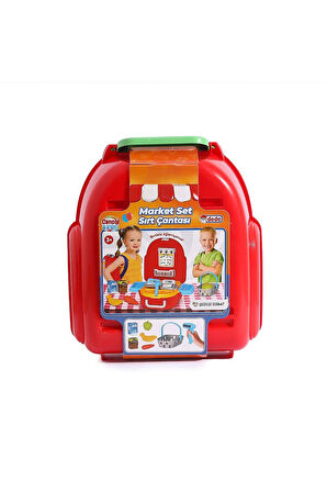 Kız Çocuk Oyuncak Erkek Çocuk Oyuncak 03847 Candy Market Seri Sırt Çantası Eğitici Oyuncaklar