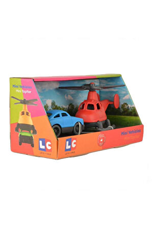 Kız Çocuk Oyuncak Erkek Çocuk Oyuncak LC Minik Taşıtlar Helikopter ve Minik Araba Eğitici Oyuncaklar