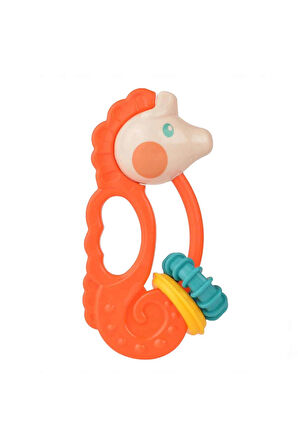 Kız Çocuk Oyuncak Erkek Çocuk Oyuncak LC Denizatı Diş Kaşıyıcı ve Çıngırak Eğitici Oyuncaklar