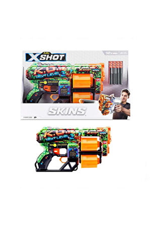 Kız Çocuk Oyuncak Erkek Çocuk Oyuncak X-Shot Excel Skins Dread Blaster 12 Dartlı Eğitici Oyuncaklar