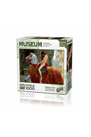Kız Çocuk Oyuncak Erkek Çocuk Oyuncak 20706 Lady Godiva 1000 Parça Puzzle -KS Puzzle Eğitici Oyuncak