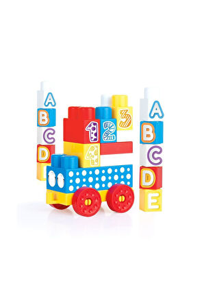 Kız Çocuk Oyuncak Erkek Çocuk Oyuncak 5030 Mega Blok 25'li Eğitici Oyuncaklar