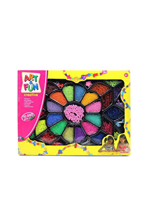 Kız Çocuk Oyuncak Erkek Çocuk Oyuncak 10637441 Art Fun Bead Gift Takı Tasarım Seti -Simba Eğitici Oy