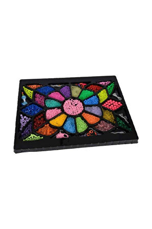 Kız Çocuk Oyuncak Erkek Çocuk Oyuncak 10637441 Art Fun Bead Gift Takı Tasarım Seti -Simba Eğitici Oy