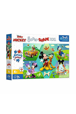 Kız Çocuk Oyuncak Erkek Çocuk Oyuncak PUZZLE-50014 XXL 60 Parça Puzzle Eğitici Oyuncaklar