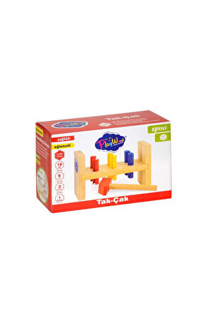 Kız Çocuk Oyuncak Erkek Çocuk Oyuncak Kutulu Ahşap Tak - Çak Eğitici Oyuncaklar