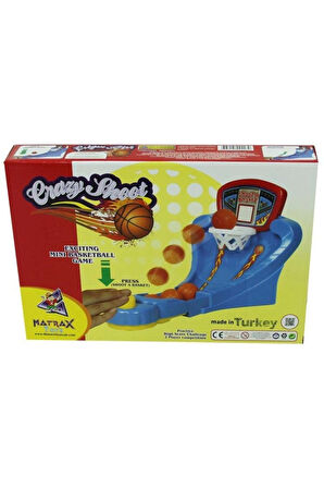 Kız Çocuk Oyuncak Erkek Çocuk Oyuncak Çılgın Atış Mini Basket Oyunu - 223-G77 Eğitici Oyuncaklar