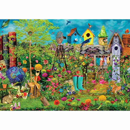 Eğlenceli Oyuncak 22009 Puzzle 1500/SUMMER GARDEN Kız Erkek Çocuk Eğitici