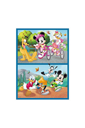 Kız Çocuk Oyuncak Erkek Çocuk Oyuncak PUZZLE-93344 2IN1 Puzzle Eğitici Oyuncaklar