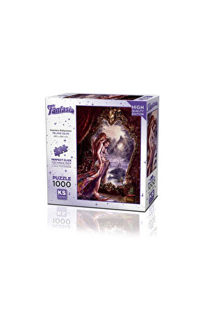 Kız Çocuk Oyuncak Erkek Çocuk Oyuncak KS Puzzle 1000 Parça Melanie Delon Hopeless Reflections Eğitic