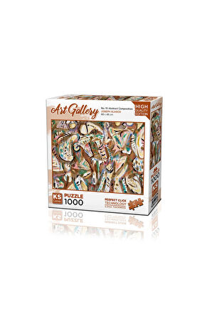 Kız Çocuk Oyuncak Erkek Çocuk Oyuncak KS Puzzle 1000 Parça Art Gallery Untitled Abstract Composition